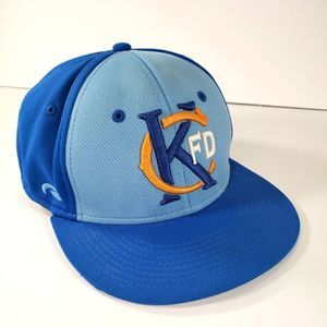 Kansas City FD Baseball Hat Ball Cap Blue